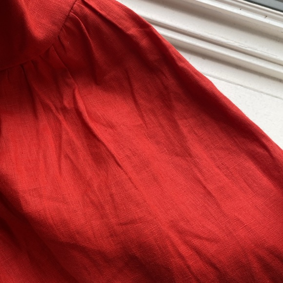 Reformation %100 Linen Manet Dress in Hot Day - Picture 14 of 16